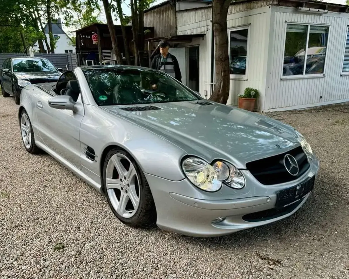 Gebraucht Mercedes SL500 306 PS (225 kW) 2003 Silber Cabrio