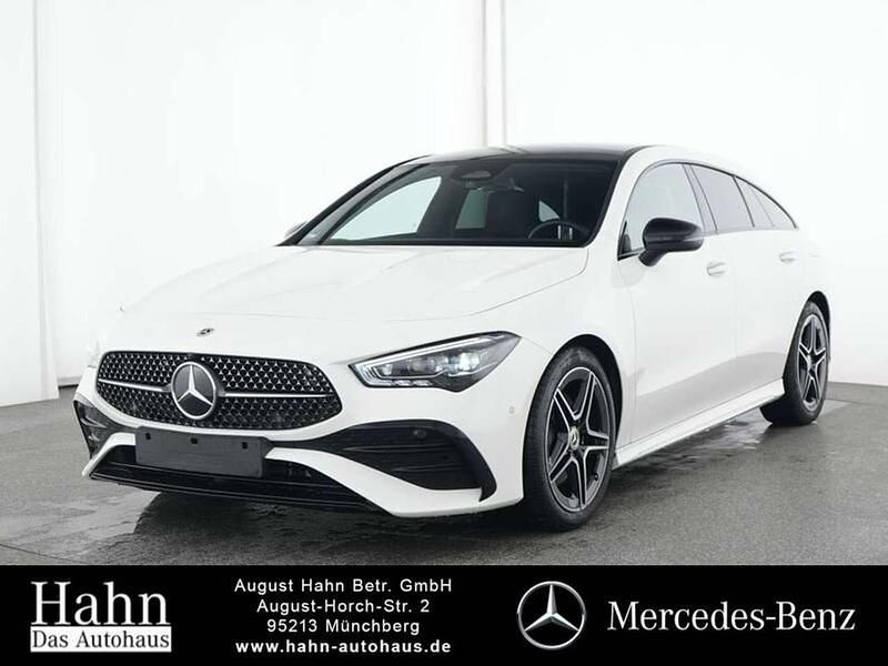 Unilack polarweiß Gebraucht 2024 Mercedes CLA200 Shooting Brake AMG Kombi | 34.950 € - Bild 1/4