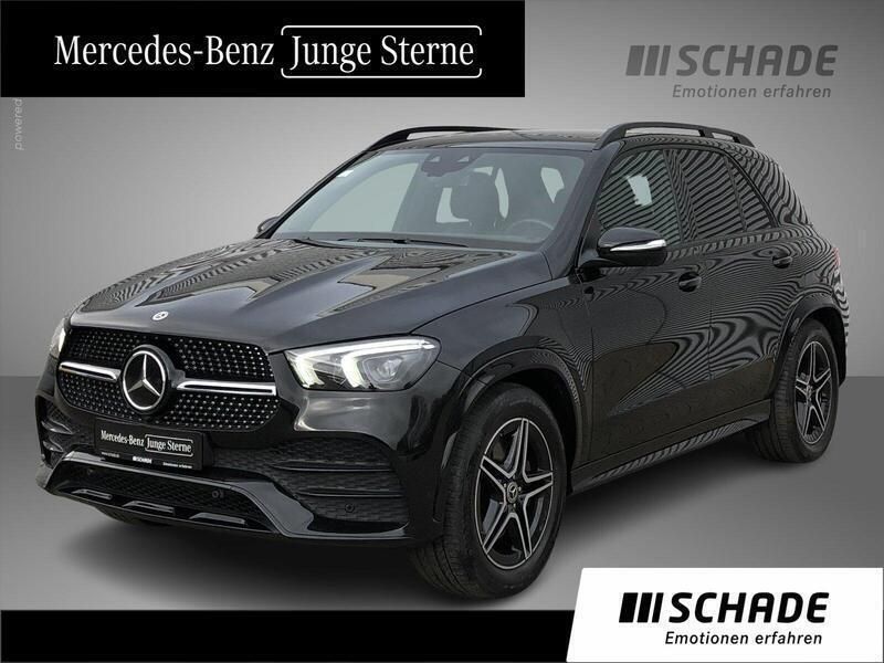 Schwarz Gebraucht 2022 Mercedes GLE350e AMG line SUV | 57.550 € (Fairer Preis) - Bild 1/4