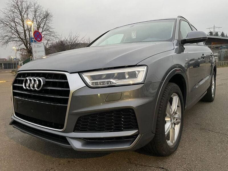 Grau Gebraucht 2018 Audi Q3 S-Line SUV | 19.999 € (Superpreis) - Bild 1/4