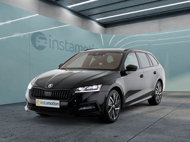 Schwarz Gebraucht 2022 Skoda Octavia SportLine Kombi | 28.950 € (Teuer) - Bild 1/2