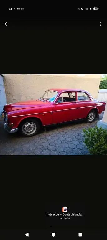 Gebraucht Volvo Amazon 101 PS (74 kW) 1967 Rot Coupé