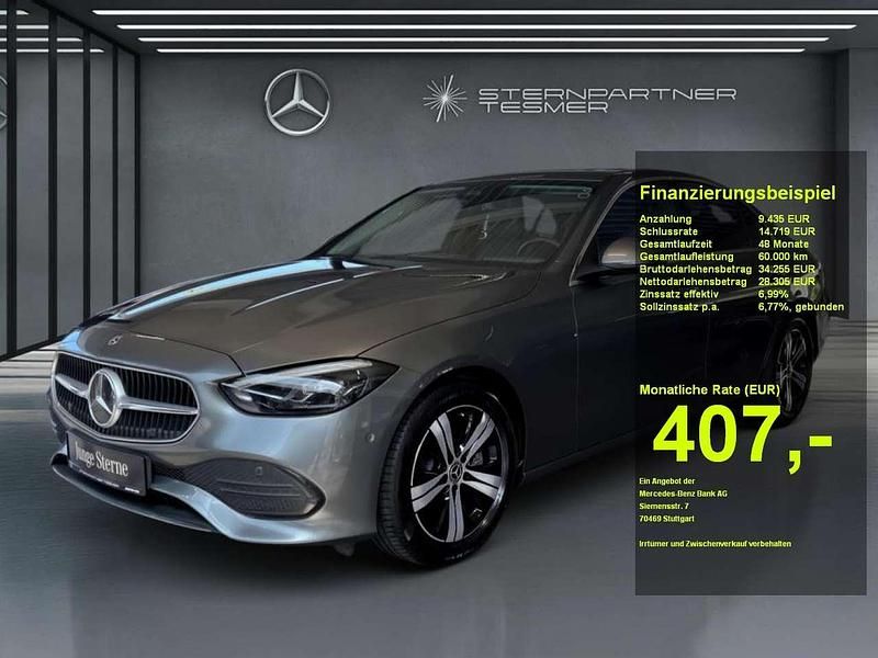 Grau Gebraucht 2024 Mercedes C200 Avantgarde Limousine | 35.920 € (Guter Preis) - Bild 1/3