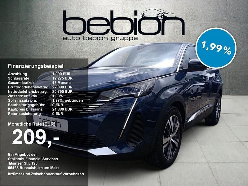 Blau Gebraucht 2023 Peugeot 3008 Allure Limousine | 21.880 € (Superpreis) - Bild 1/4