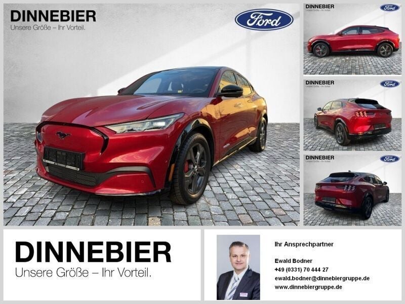 Lucid rot met Gebraucht 2022 Ford Mustang Mach-E Extended Range SUV | 38.889 € (Guter Preis) - Bild 1/2