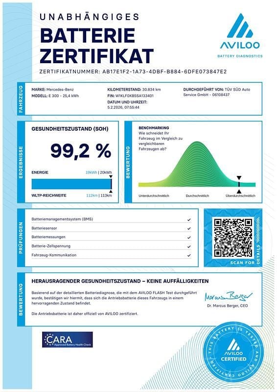 Gebraucht Mercedes E300 AMG 313 PS (230 kW) 2024 Obsidianschwarz Limousine