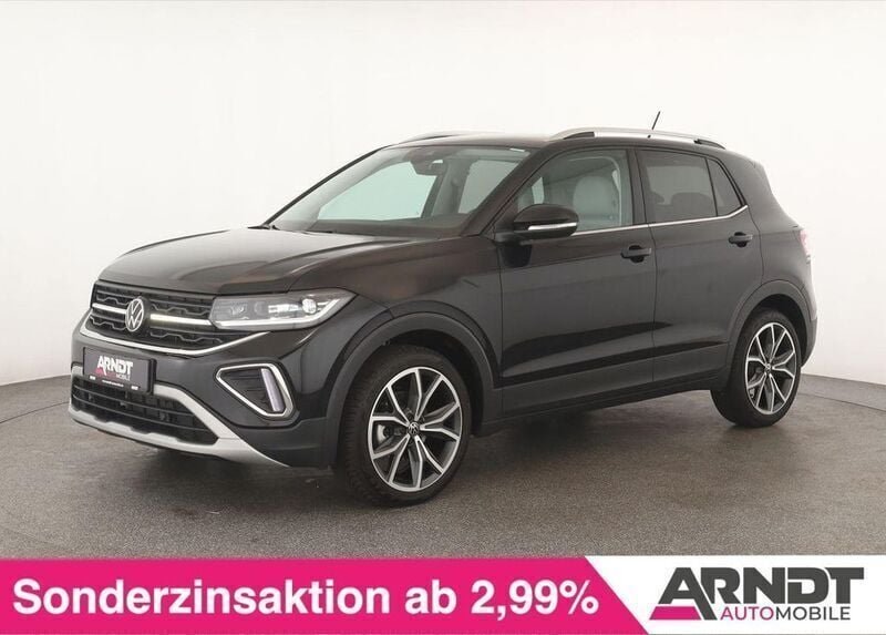 Schwarz Gebraucht 2024 VW T-Cross R-line SUV | 25.884 € (Fairer Preis) - Bild 1/4