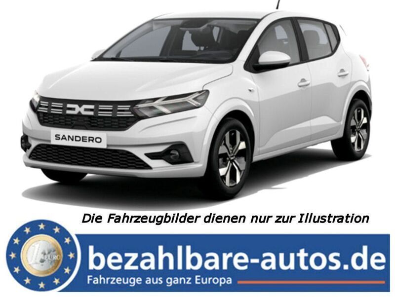 Weiß Neu 2025 Dacia Sandero Expression Kleinwagen | 17.390 € (Superpreis) - Bild 1/4