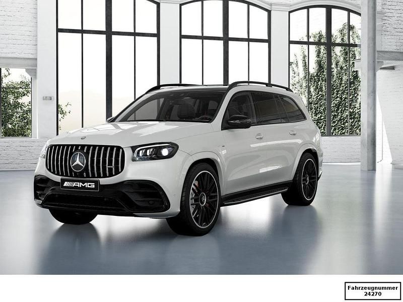 Manufaktur diamantweiß bright (metallic) Gebraucht 2024 Mercedes GLS63 AMG AMG SUV | 130.990 € (Superpreis) - Bild 1/4