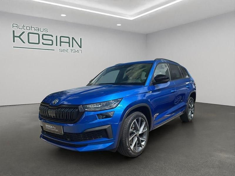 Blau Gebraucht 2022 Skoda Kodiaq SportLine SUV | 39.890 € (Fairer Preis) - Bild 1/4