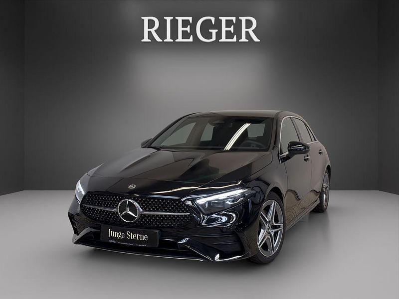 Schwarz Gebraucht 2024 Mercedes A200 AMG Limousine | 32.899 € (Fairer Preis) - Bild 1/4