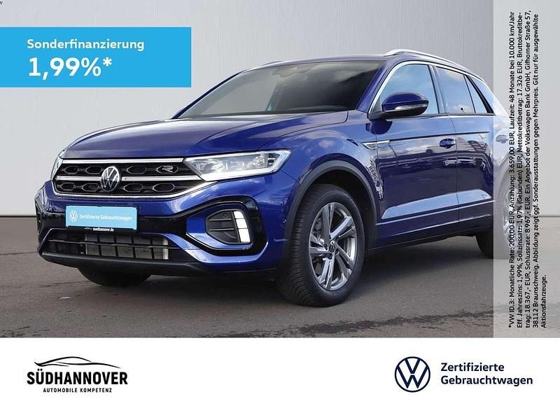 Blau Gebraucht 2024 VW T-Roc R-line SUV | 33.880 € (Etwas zu teuer) - Bild 1/4