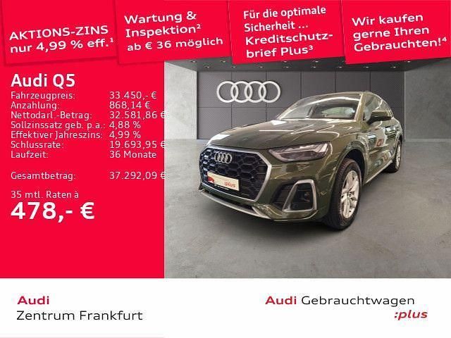Second-hand Audi Q5 S-Line 367 CP (269 kW) 2022 Verde SUV