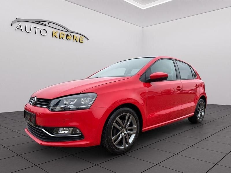Gebraucht VW Polo Highline 110 PS (80 kW) 2017 Rot Limousine