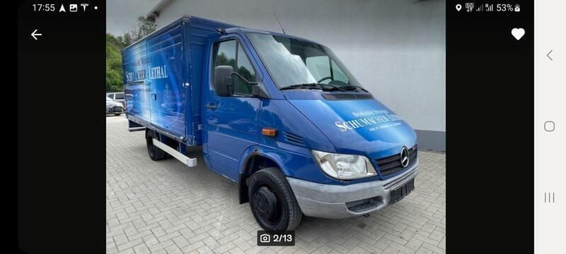 Blau Gebraucht 2002 Mercedes Sprinter Van | 11.000 € - Bild 1/4