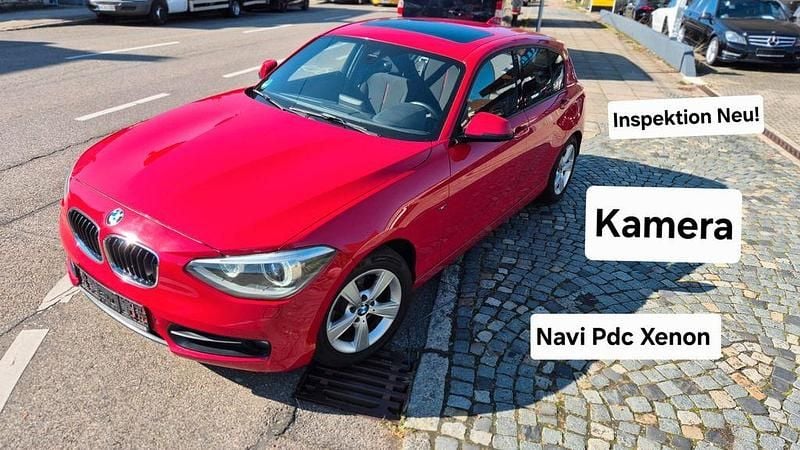 Karmesinrot Gebraucht 2012 BMW 118 Sport Line Kleinwagen | 5.650 € (Superpreis) - Bild 1/4