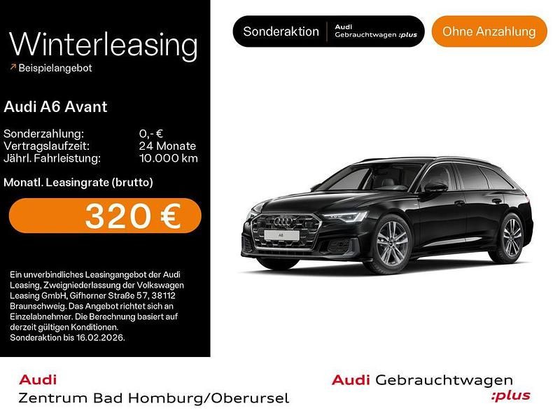 Schwarz Gebraucht 2025 Audi A6 Design Kombi | 46.799 € (Superpreis) - Bild 1/3