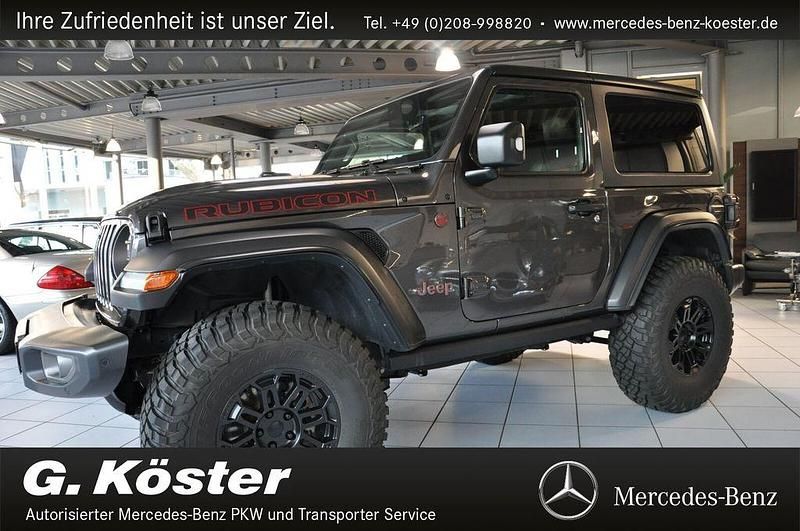 Gebraucht Jeep Wrangler Rubicon 272 PS (200 kW) 2021 Granite crystal met. clear coa SUV
