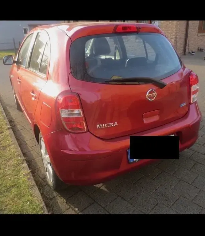 Gebraucht Nissan Micra 80 PS (58 kW) 2012 Rot Kleinwagen