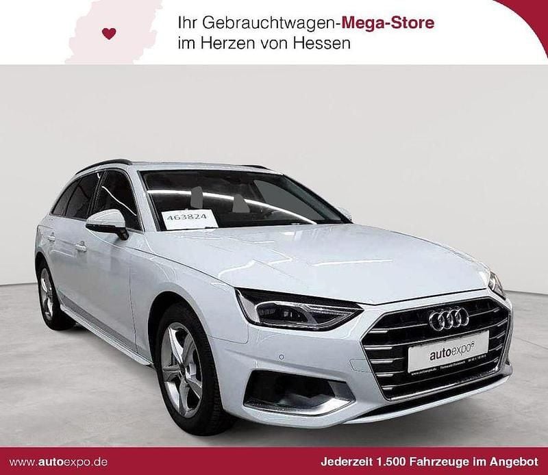 Gletscherweiß metallic Gebraucht 2024 Audi A4 Advanced Kombi | 31.890 € (Guter Preis) - Bild 1/4