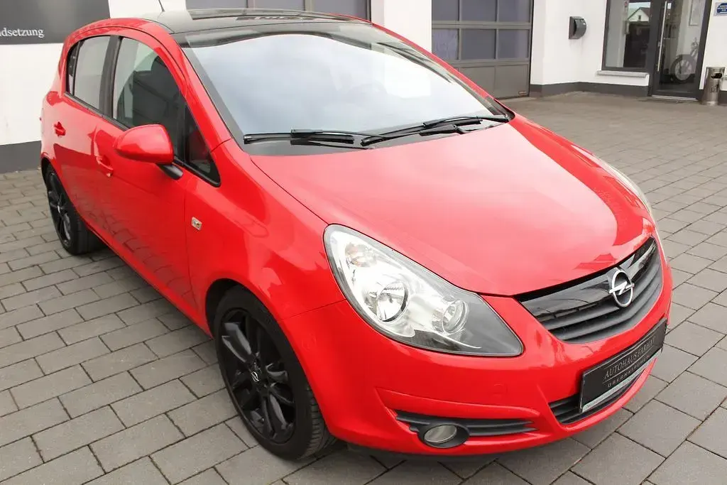 Gebraucht Opel Corsa Color Edition 101 PS (74 kW) 2010 Rot Kleinwagen