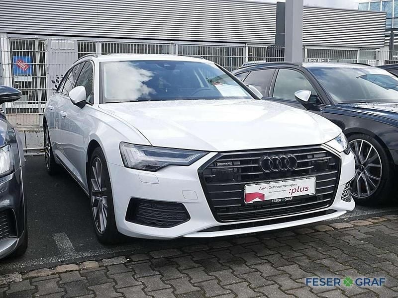 Gebraucht Audi A6 Design 265 PS (194 kW) 2023 Gletscherweiß metallic Kombi