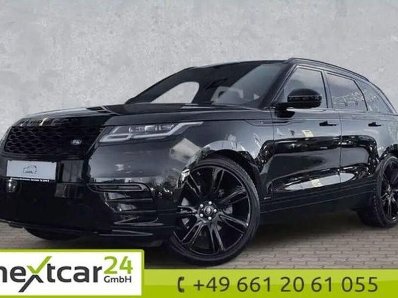 Black metallic Gebraucht 2020 Land Rover Range Rover Velar R-Dynamic SUV | 39.990 € (Guter Preis) - Bild 1/4