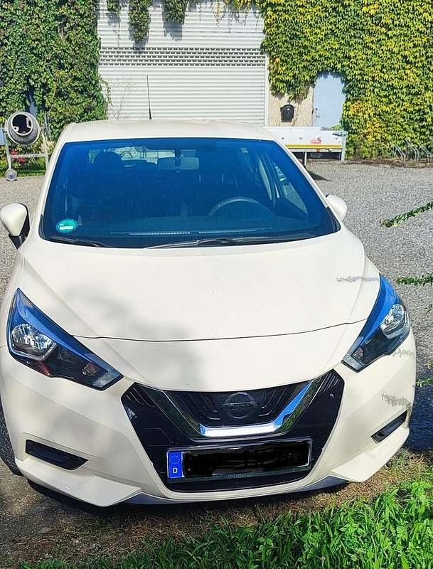 Weiß Gebraucht 2017 Nissan Micra Acenta Kleinwagen | 8.500 € (Guter Preis) - Bild 1/4