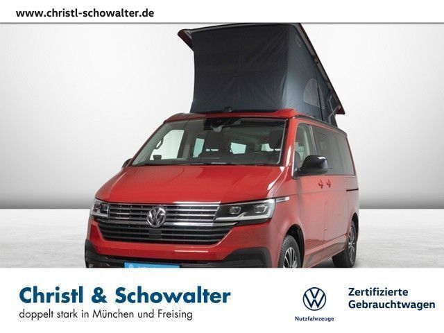 Kirschrot Gebraucht 2021 VW T6.1 Beach Van | 50.946 € (Teuer) - Bild 1/4
