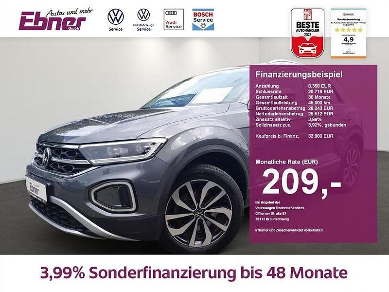 Indiumgrau metallic Gebraucht 2022 VW T-Roc Style SUV | 33.880 € (Teuer) - Bild 1/4