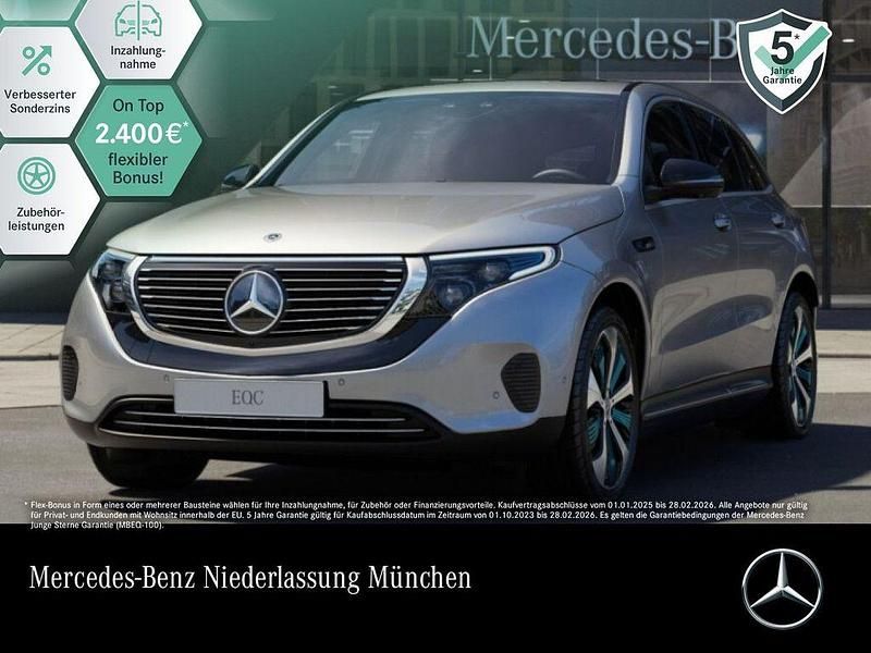 Silber Gebraucht 2021 Mercedes EQC400 SUV | 35.890 € (Guter Preis) - Bild 1/3