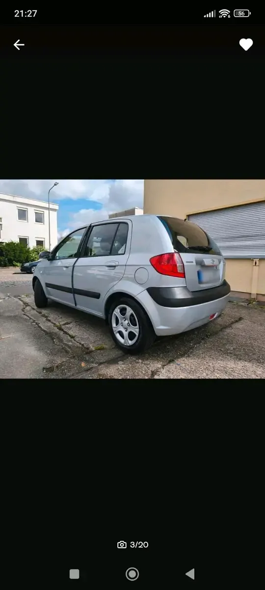 Gebraucht Hyundai Getz 97 PS (71 kW) 2005 Silber Kleinwagen