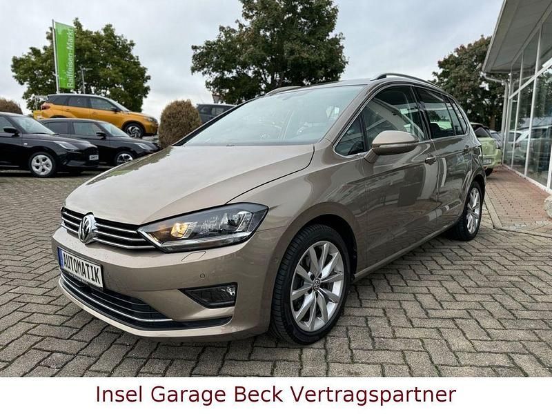 Gold Gebraucht 2014 VW Golf Sportsvan Highline Van / Kleinbus | 12.520 € (Fairer Preis) - Bild 1/4