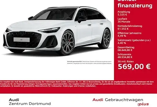Brugt Audi A6 S-Line 367 HK (269 kW) 2025 Stationcar