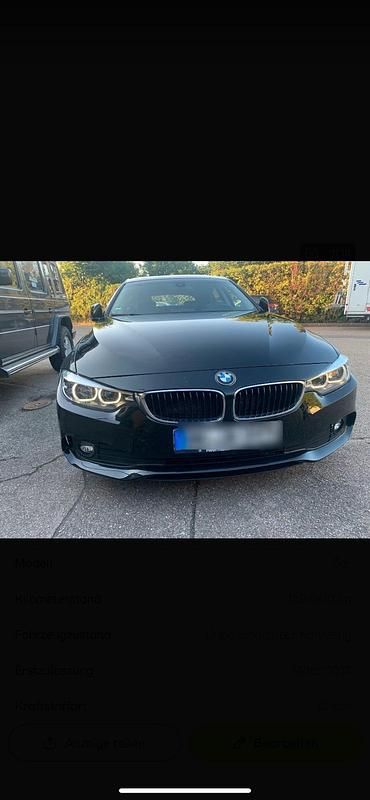 Schwarz Gebraucht 2018 BMW 420 Coupé | 14.499 € (Superpreis) - Bild 1/4