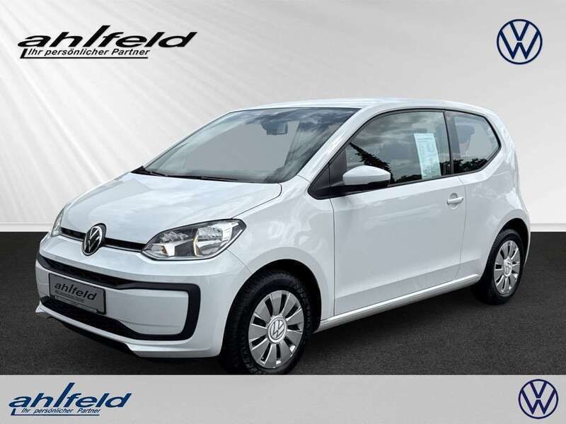 Pure white Gebraucht 2021 VW up! move up! Kleinwagen | 10.930 € (Fairer Preis) - Bild 1/4