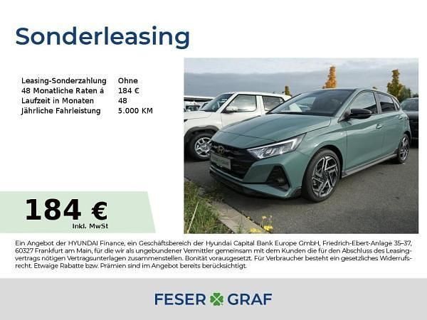 Grün (mangrove green) Neu 2025 Hyundai i20 N Line Kleinwagen | 22.990 € (Etwas zu teuer) - Bild 1/4