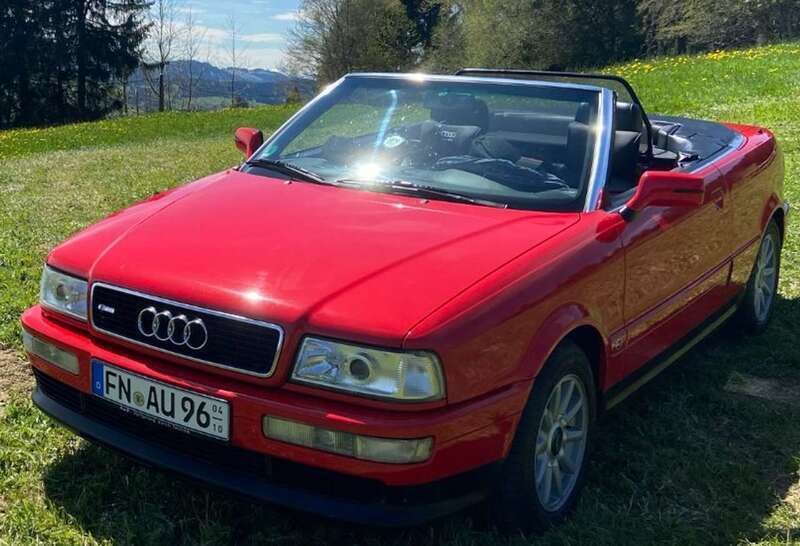 Rot Gebraucht 1996 Audi Cabriolet Cabrio | 16.500 € (Teuer) - Bild 1/4