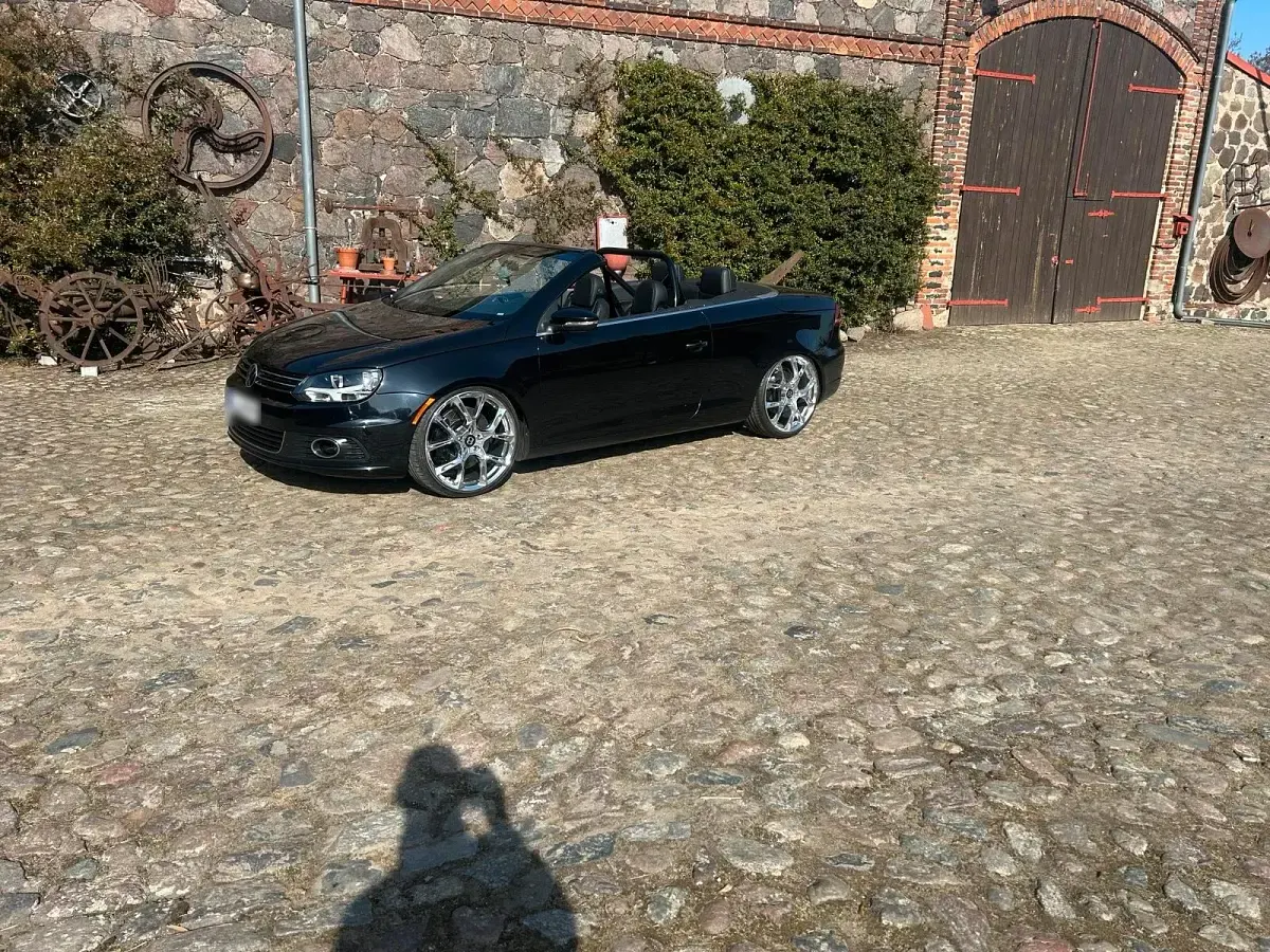 Gebraucht VW Eos 140 PS (102 kW) 2009 Schwarz Cabrio
