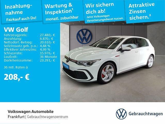 Pure white Gebraucht 2023 VW Golf VIII GTI Limousine | 27.480 € (Fairer Preis) - Bild 1/4