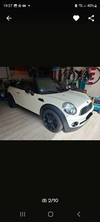 Gebraucht Mini Cooper Cabriolet 122 PS (89 kW) 2009 Weiß Cabrio
