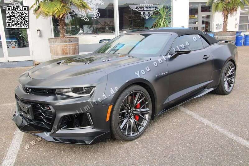 Gebraucht Chevrolet Camaro ZL1 659 PS (484 kW) 2023 Panther black matte Coupé