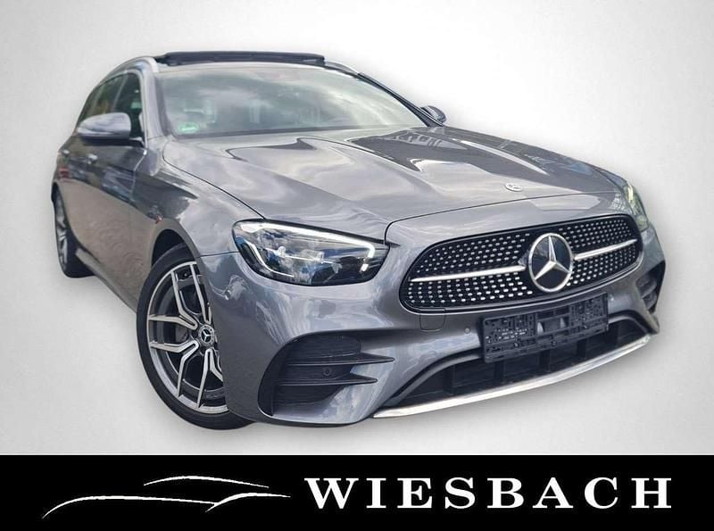 Grau Gebraucht 2022 Mercedes E200 AMG line Kombi | 35.450 € (Superpreis) - Bild 1/4