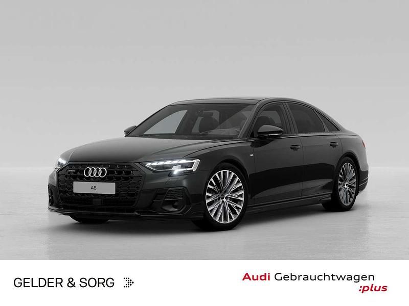 Mythosschwarz metallic Gebraucht 2025 Audi A8 S-Line Limousine | 69.880 € (Fairer Preis) - Bild 1/4