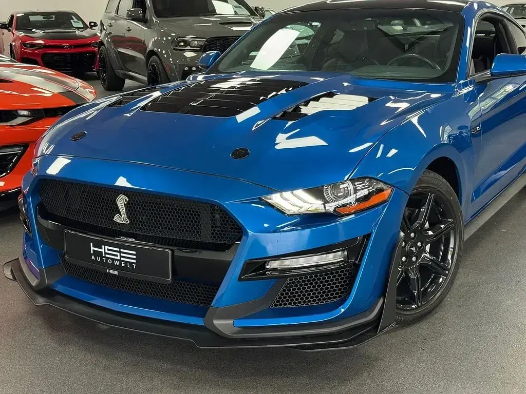 Occasion Ford Mustang 314 ch (230 kW) 2021 Bleue Coupé