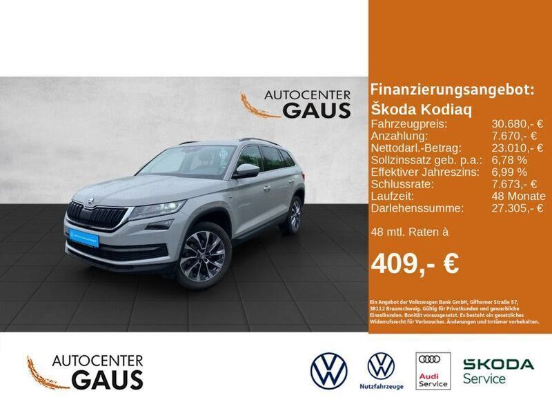 Grau Gebraucht 2021 Skoda Kodiaq Drive SUV | 30.680 € (Fairer Preis) - Bild 1/4