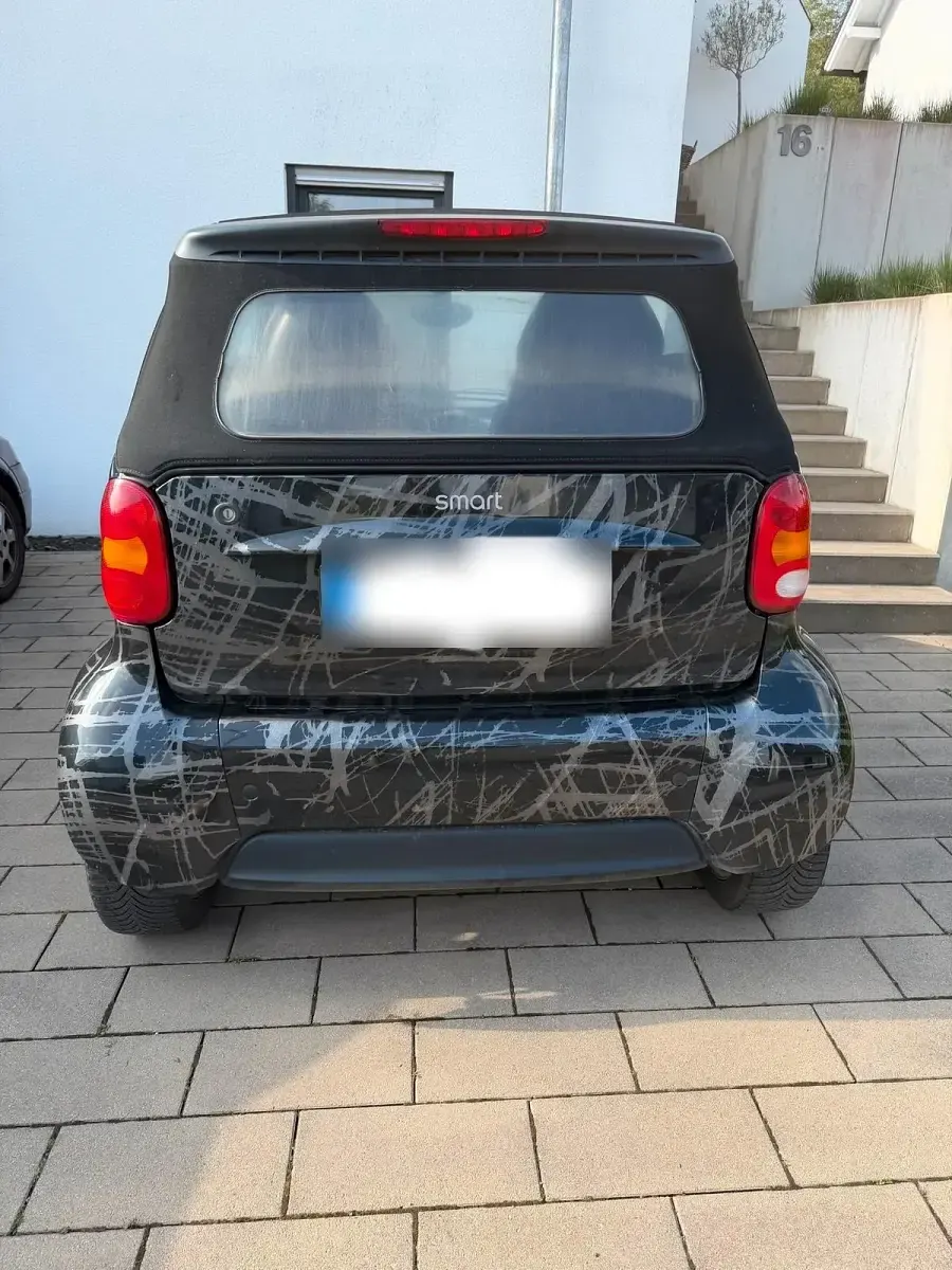 Usata Smart ForTwo Cabrio 45 CV (33 kW) 2003 Nero Cabrio