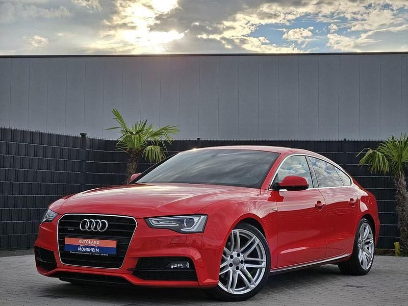 Rot Gebraucht 2016 Audi A5 Sportback S-Line Limousine | 14.900 € (Guter Preis) - Bild 1/4