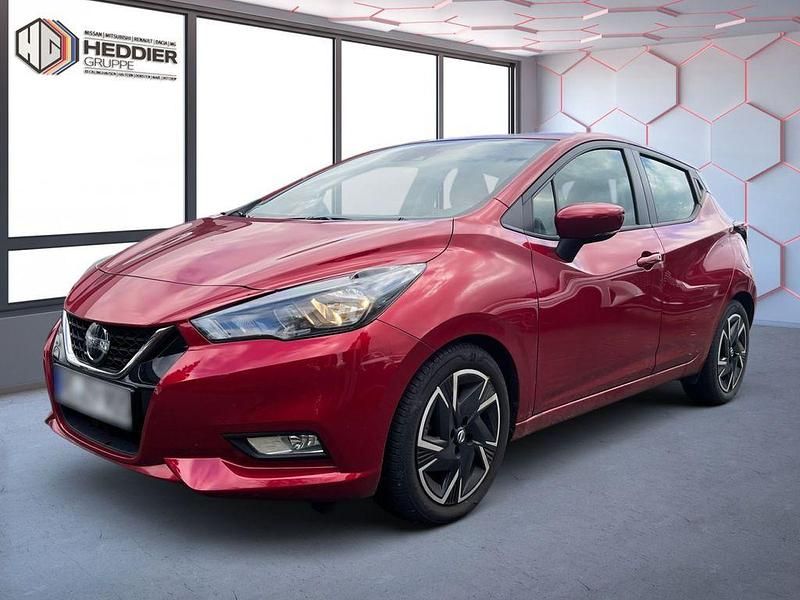 Rot Gebraucht 2023 Nissan Micra Acenta Kleinwagen | 17.990 € (Fairer Preis) - Bild 1/4