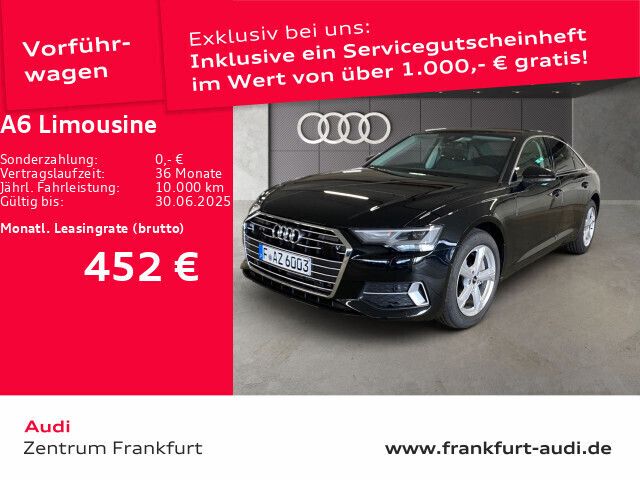 Mythosschwarz metallic Gebraucht 2023 Audi A6 Sport Limousine | 44.870 € (Fairer Preis) - Bild 1/4